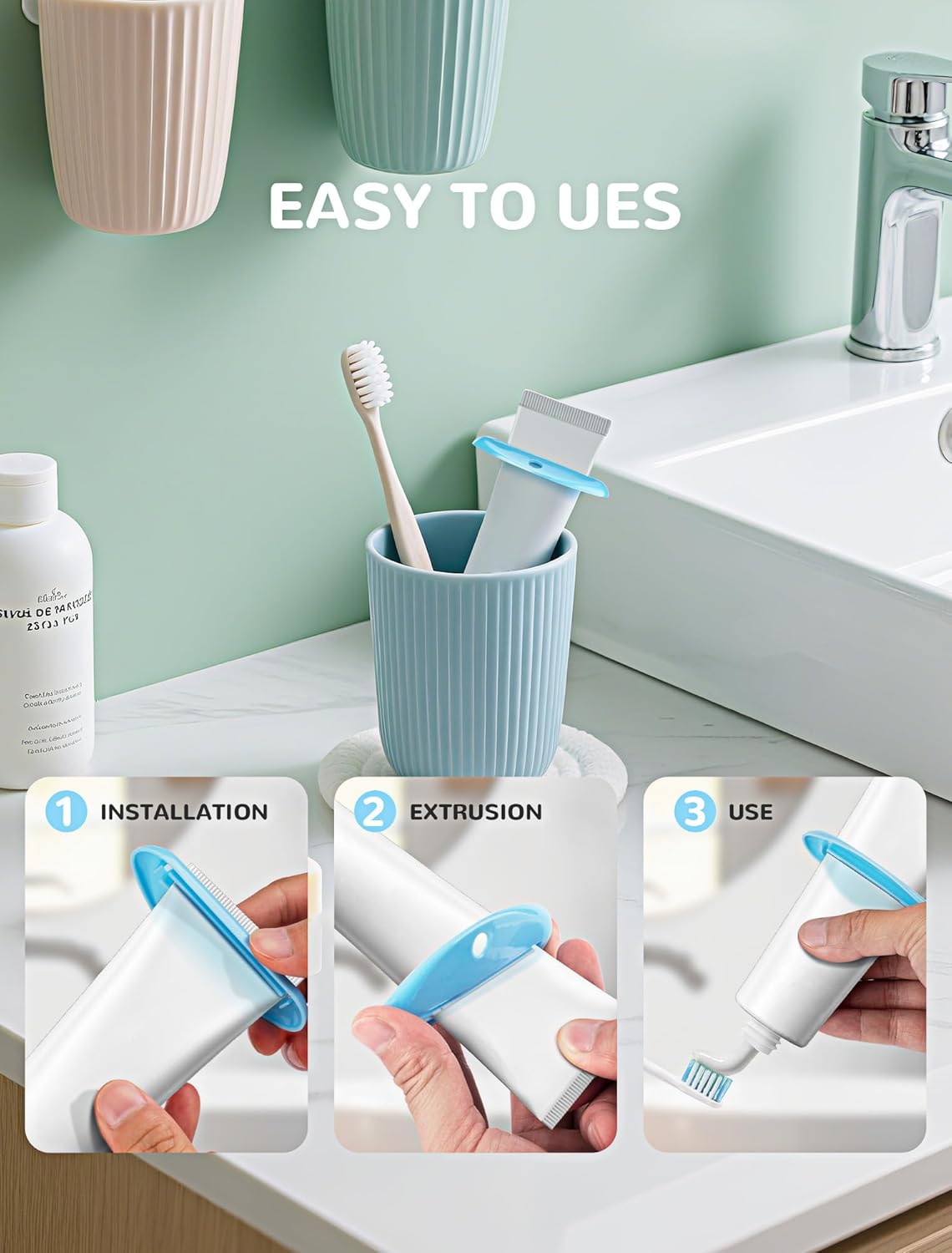 Evernest Toothpaste Squeezer (Pack of 4)